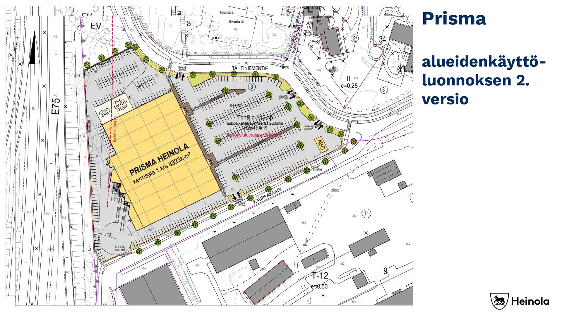 Prisma-kaavan liikennejärjestelyt suunnittelupöydällä - Business Heinola